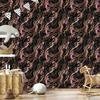 Rust and Burgundy Marble Wallpaper for Living Room and Bedroom 50x1000