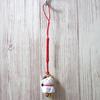 Yakushi Kiln Maneki Neko (Lucky Cat) by Netsuki (Mike) Mame Fuku, Good Luck Strap (with Good Luck Sticker)