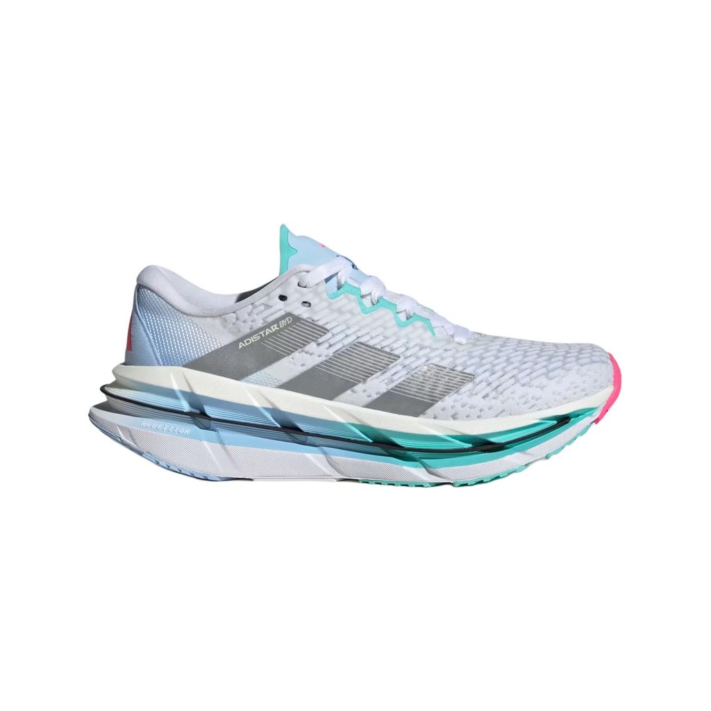 Adidas Adistar Byd Pohodlné Všestranné Protiskluzové Odolné Boty pro Maratonský Běh s Nízkým Svrškem Dámské tenisky Bílé Stříbrné Modré JI1228