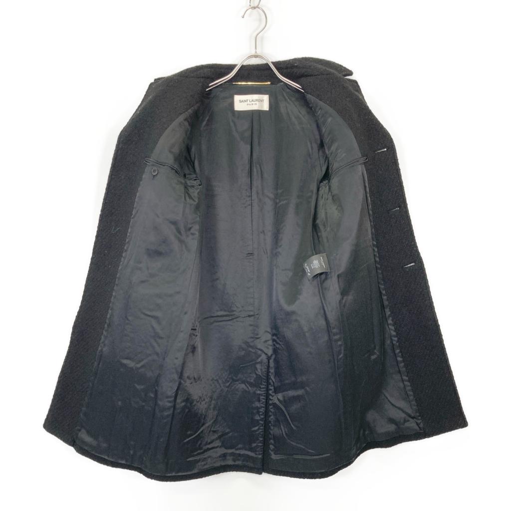 SAINT LAURENT PARIS [Domestic regular] 364425 Wool Chester coat 34 blackUsed