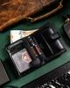 Gift Set: Men's Leather Wallet and Keychain - Peterson