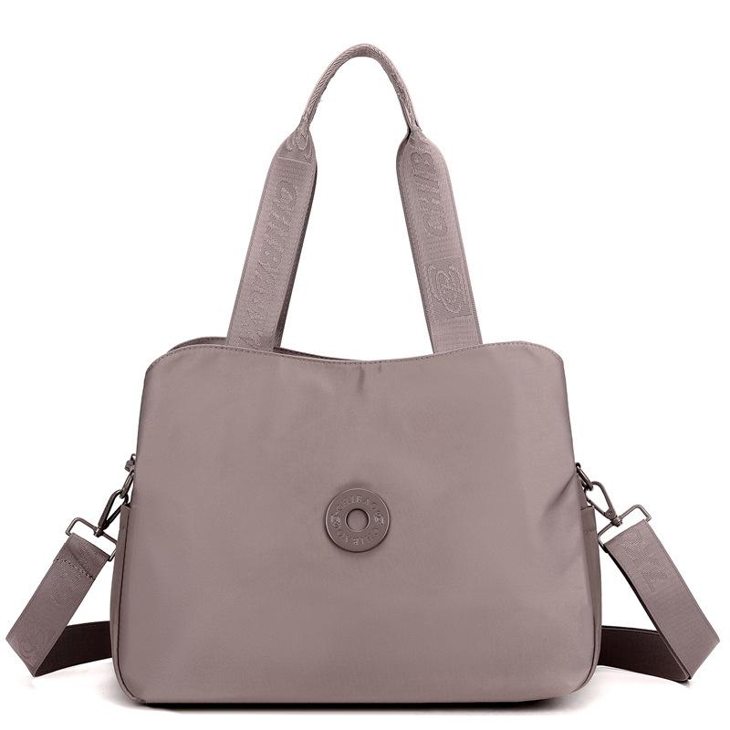 Casual Handbag Women's Fashion Simple Commuter Nylon Shoulder Bag Multi-purpose Messenger Bag for Work and Class