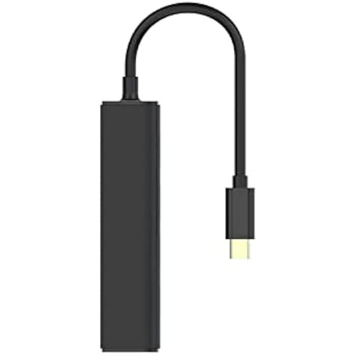 Concentrateur USB 3.0 4 Ports - CONCEPTRONIC - CTC4USB3 - Noir - 4x USB 3.0 - 1x USB-C