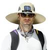 Solar Fan Hat UPF 50+ UV Protection Hat with Detachable Cooling Fan Breathable Men Women Summer Outdoor Activities Fishing Wide Brim Sun Cap