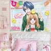Japanese Vintage Style Cute Girlthemed Wall Hanging Ins Background Cloth Student Bedroom Bedside Decoration Tapestry