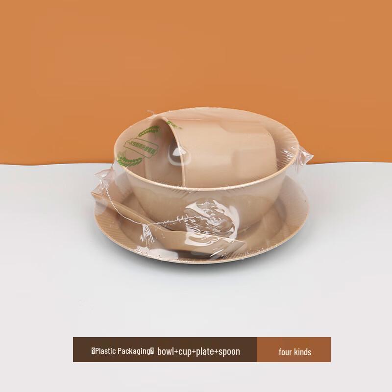 

Shixun Disposable 4-Piece Food-Grade Tableware Set