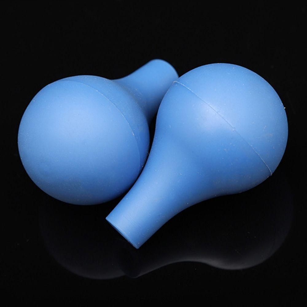 5Pcs Pear Shaped Pipette Rubber Bulb Head Blue Laboratory Suction Ball 3/5/10/15/20ml Pipettes