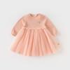 David Bella Girls' Dress Spring Dress Children's Elegant Mesh Dress Baby Princess Dress