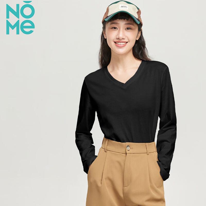 

NOME Women s V-Neck Cotton Long Sleeve Base Layer L