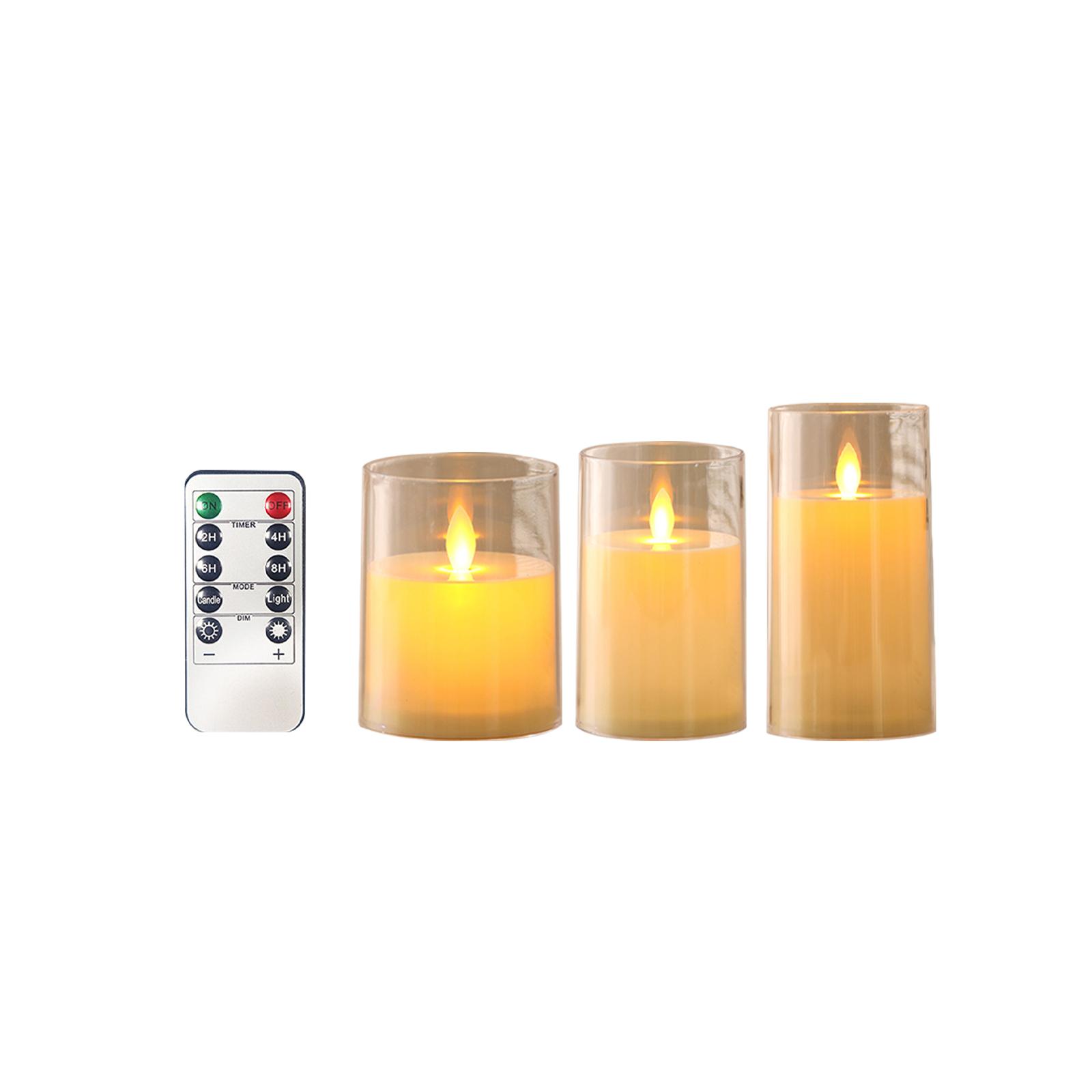 

Led Simulated Electronic Candle Lamp Realistic Flame, Creating A Cozy Ambiance One Size белый