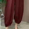 Women's Loose Two-Piece Outfit Lapel V Neck Short Sleeve Top Long Pants Set Summer Casual Lounge Suit