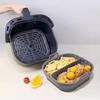 Compact Storage Design Air Fryer Tray Silicone Baking Tray