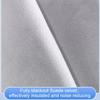 Car Suede Fabric Electrostatic Adsorption Sunroof Sunshade For Mercedes-Benz EQS SUV X296 V297 2023-2025Heat Insulation Skylight