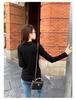 Women’s Slim Fit Brushed Fleece Lined Stand Collar T-Shirt with Long Sleeves for Spring, Autumn, and Winter.