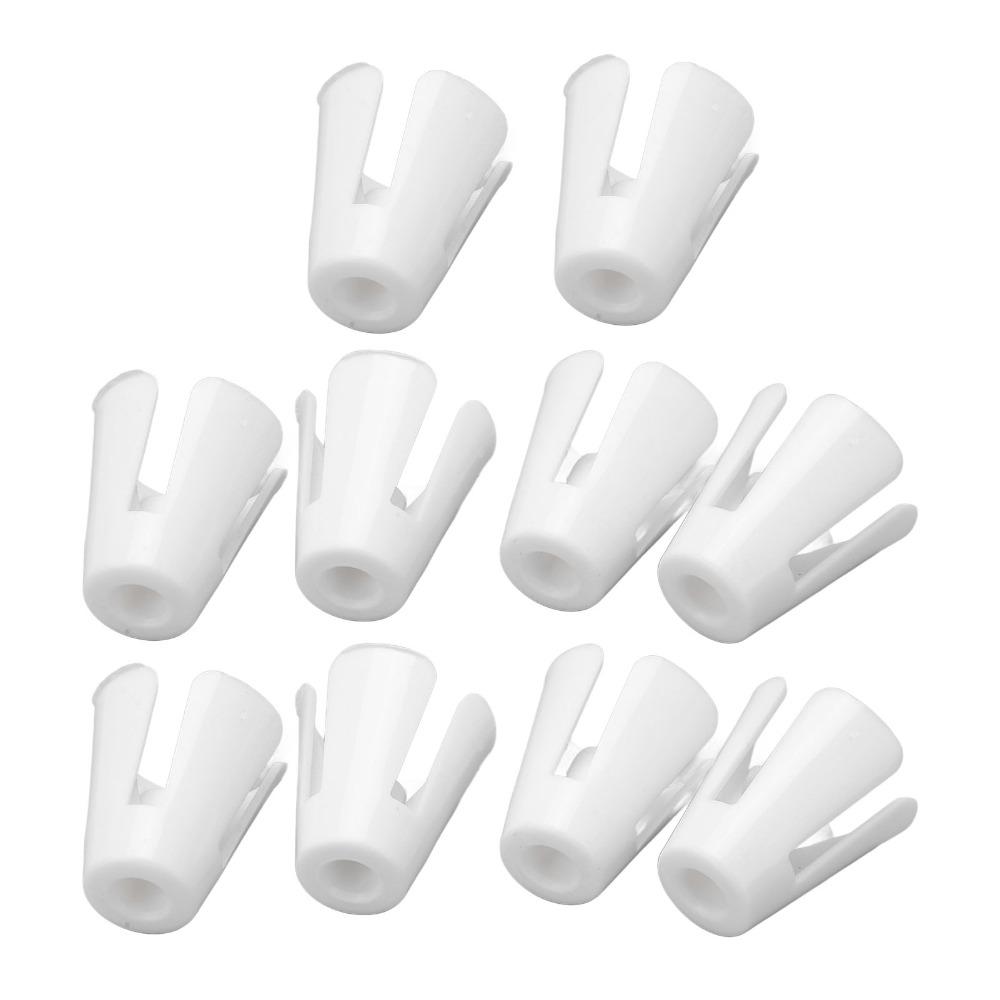10pcs Sewing Accessory Plastic Coil Claw Lightweight Sturdy Durable Thread Cone Holder White Spool Cone Holder Home Use