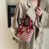 Wedding bag, high-quality texture small bag, women's bag, large-capacity new red envelope, portable bucket bag, wedding and bride messenger bag.