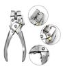 Adjustable Hole Punch Pliers, 4-13mm Depth, Lever Design for Easy Punching & Eyelet Setting