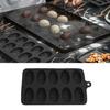 10 Cavity Dishwasher Safe Fondant Cake Mold Food Grade Silicone Chocolate Bakewares Baking Class Student Supplies
