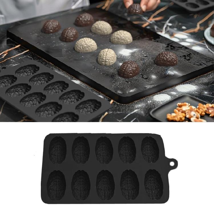 10 Cavity Dishwasher Safe Fondant Cake Mold Food Grade Silicone Chocolate Bakewares Baking Class Student Supplies