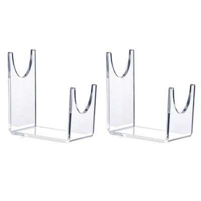 2 Stuks Shofar Stand Lichtzwaard Handvat Stand Klein Formaat Hoek Display Stand Acryl Zwaarden Ambachten Collectie Display Stand