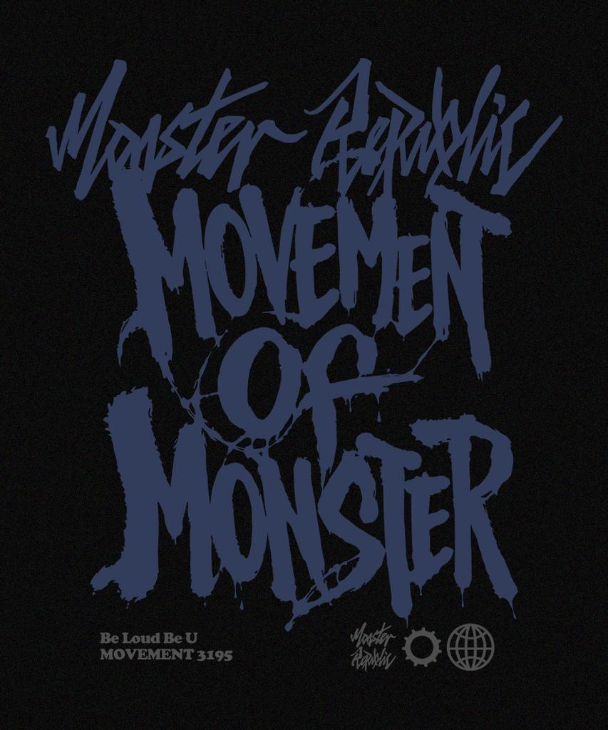 MONSTER REPUBLIC Grit Movement Deep Blue Sweatshirt Black_3195