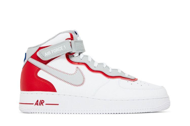 Nike Air Force 1 Mid Athletic Club White Gym Red
