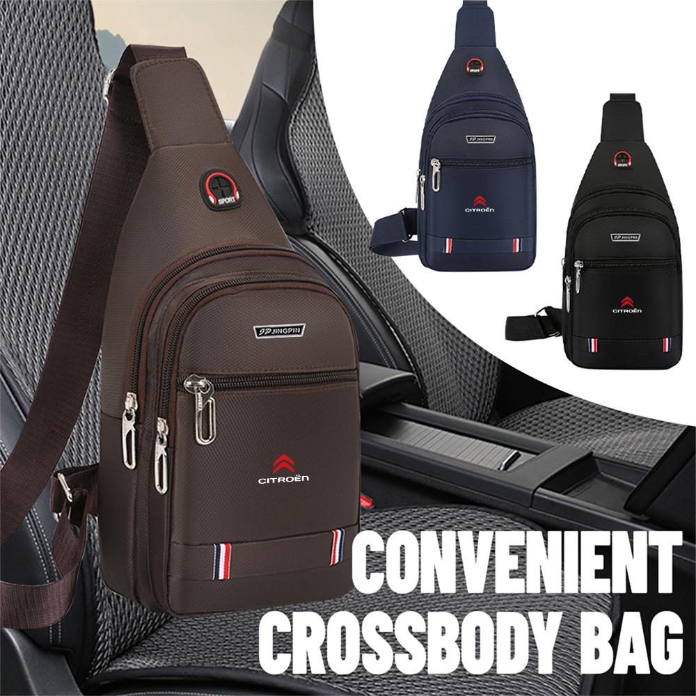 1 Stück Neue Brusttasche Herren Crossbody-Tasche Einzelne Schulter Wasserdichter Rucksack für Citroen C4 Picasso Xsara C5 Aircross Cactus C1 C2