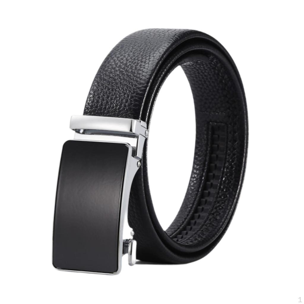 Men Belt Casual Automatic Buckle Elegant Dress for Pants Birthday Gift