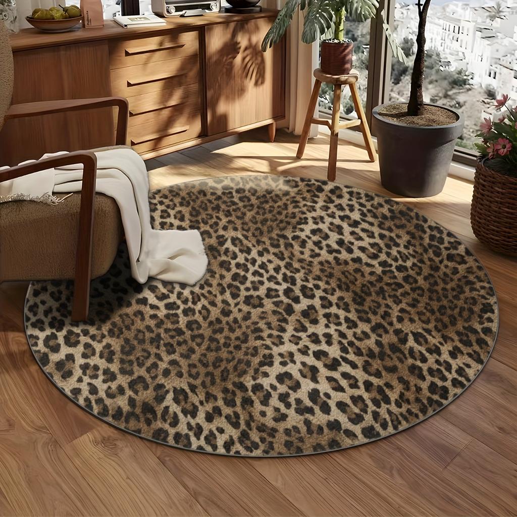 Gouden Luipaardprint Vloermat - Creatief Dierenontwerp Vloerkleed - Binnen Huisdecoratie Slaapkamer Woonkamer Café Entree Vloerkleed