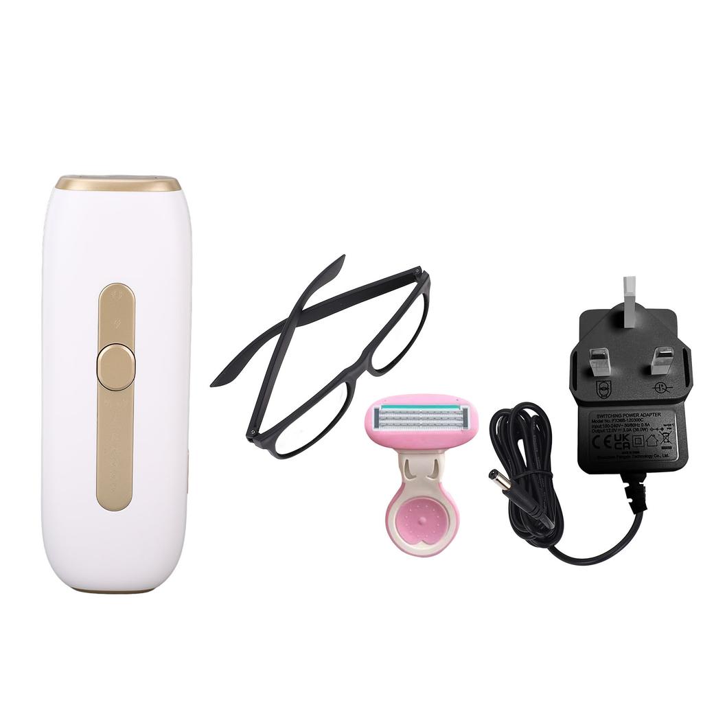 Hair Removal Device 12J Energy Ice Cooling Long Lasting Hair Removal Machine with PU Storage Bag for