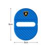 4pcs ABS Car Door Lock Protective Cover Cushion Anti Rust Sleeve Pad For Lamborghini Urus Huracan Aventador Premium Accessories TT2