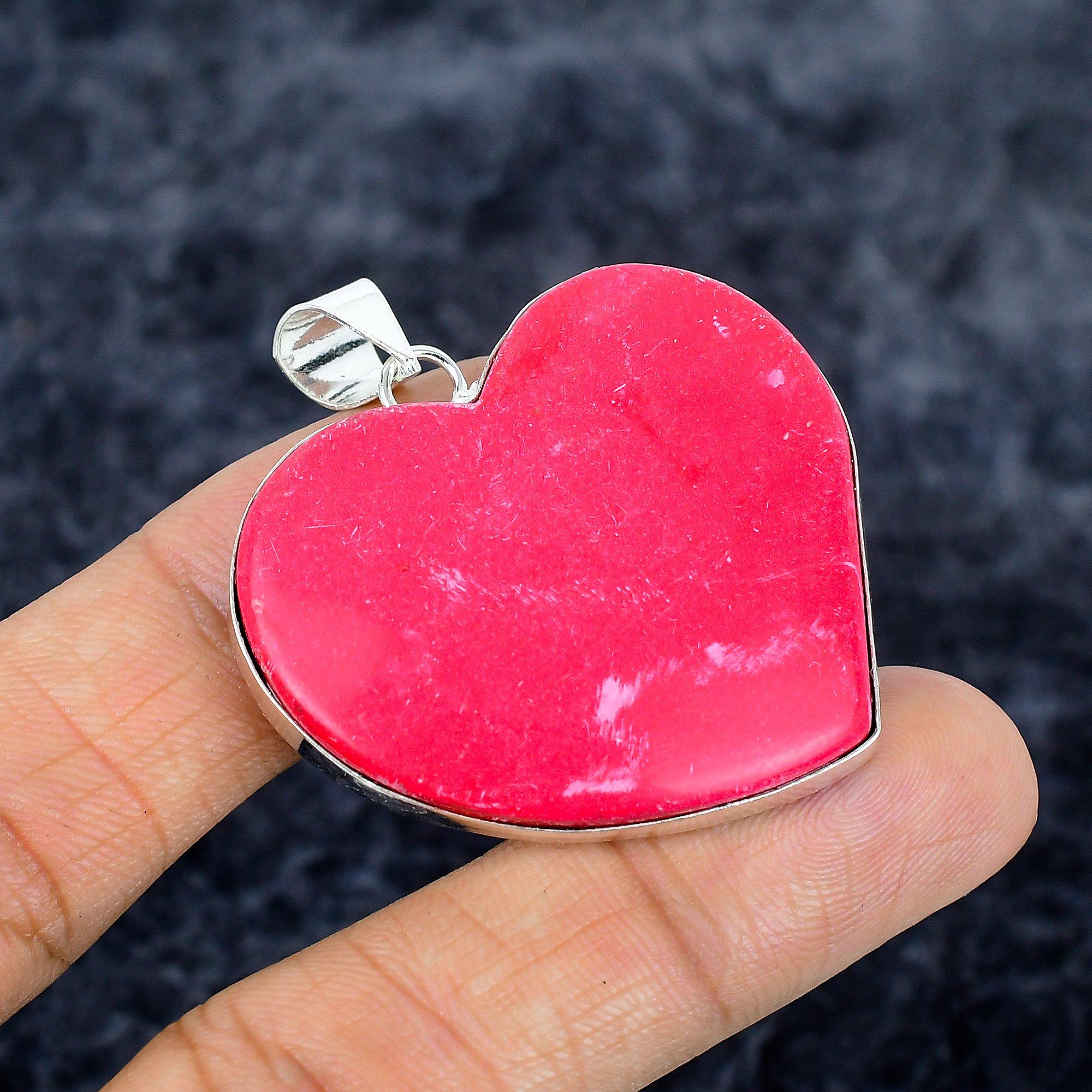 

Italian Red Coral Gemstone 925 Sterling Silver Jewelry Pendant 1.89 M-3341