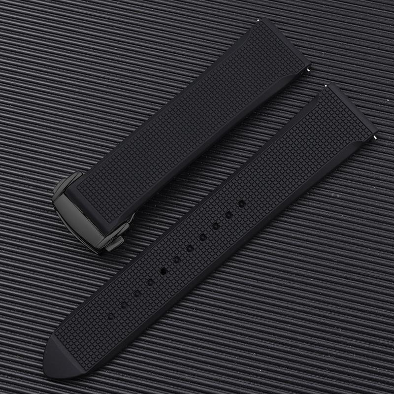 Watchband for Omega Seamaster 300 Speedmaster for 19mm 20mm 21 22mm Rubber Silicone Soft Waterproof and sweat proof Watch Strap
