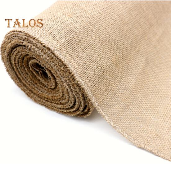 Party Tischläufer Jute Stoff Boho Stil Fleckabweisend Wohnkultur DIY Handwerk Wiederverwendbar Tischschutz Dekoration Prom Bankett Tischläufer für