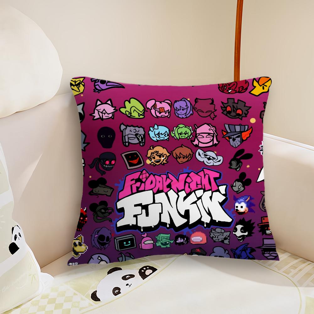 Cushion Cover Living Room Headboard Bedroom Funkin Cool Game Office Friday Cushion FNF Cushion Sofa Nap Time Night Pillow Case
