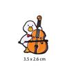 Cute Musician Duck Enamel Brooch Creative Cartoon Violin Piano Baton Guitar Animals Lapel Pins Backpack Jewelry Gifts For Kids