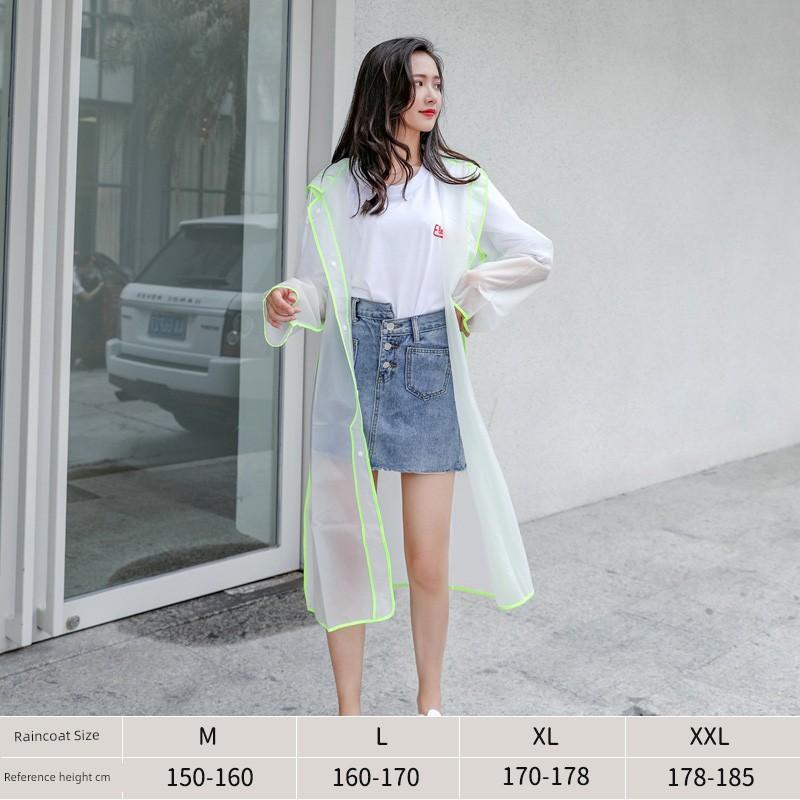 Boy's Thin Cloak White Transparent Children's Raincoat