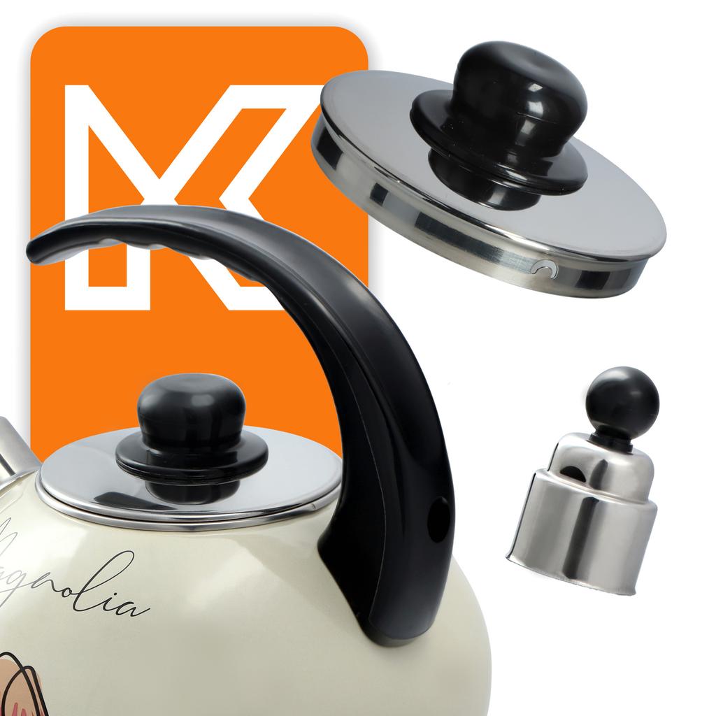 KADAX Emailierter Wasserkocher 2,2L Induktion Gas