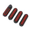 4PCS Scooter Reflective Stickers for Xiaomi Electric Scooter Front Rear Wheel Hub Cover Protective Case