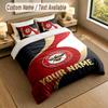 3Pcs Bedding Set Custom Name Text, 1 Sheet 2 Pillowcases Home Bed DecorBrentford Football