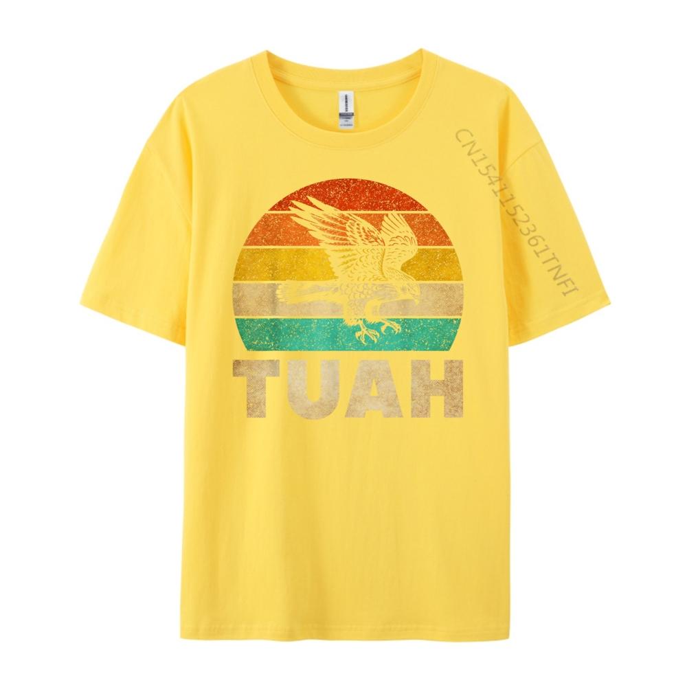 Vintage Hawk Tuah Hilarious Joke Adult Humor Gag Meme Funny Cotton Graphic Tees Cotton Comfort Sale Printed