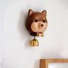 Cartoon Door Bell Ornament Doorbell Dog Wind Chime Wooden Bell Wood Doorbell Door Chime Door Opening Shopkeepers Bell Quality