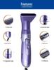 4-in-1 Multifunction Hot Air Brush: Curling Iron, Hair Dryer, Ceramic Straightener (Model 9822-6)