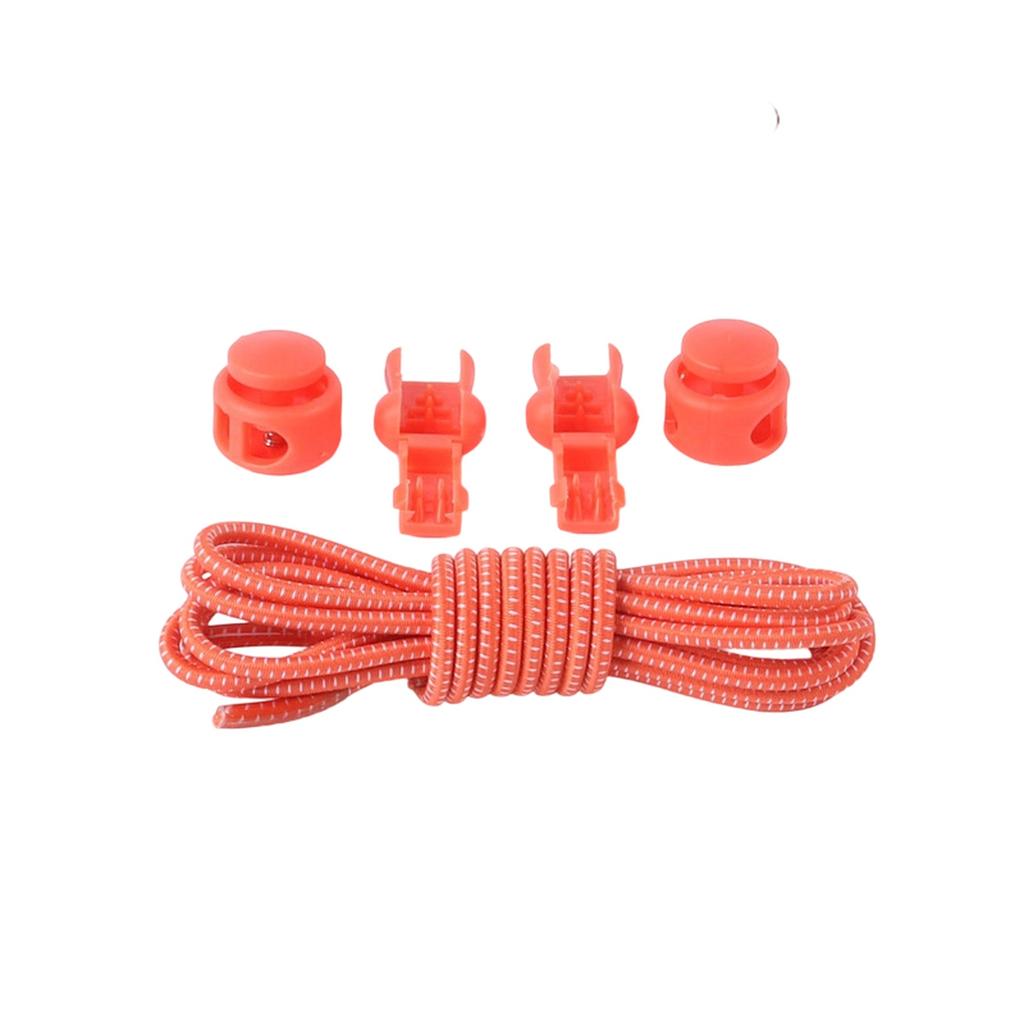Elastic Shoelaces For Round Shoelaces Without Ties Stretching Lock Kids Adult Lazy Shoes Lace Accessories 1 Pair