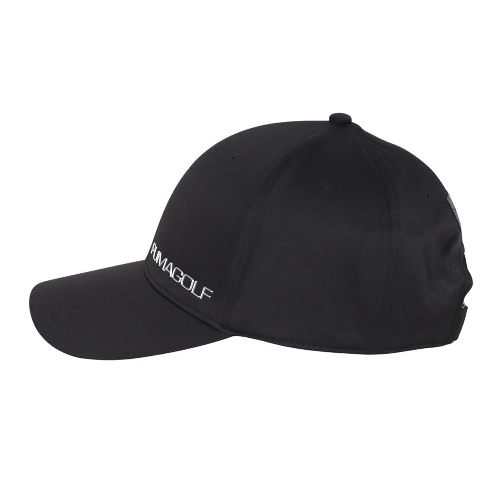 Golf Marker Brim Black Cap_02766301_Puma