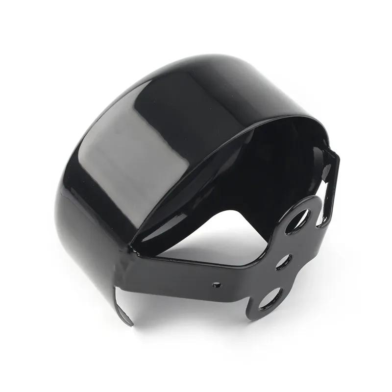 Motorcycle Horn Cover Black Steel For Harley Davidson 1991-2007 2008 2009 2010 2011 2012 2013 2014 2015 2016 2017 Big Twin 45/8"