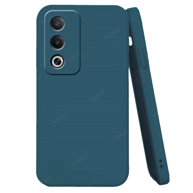 For Cover OPPO A80 5G Case OPPO A80 5G Capas Liquid Silicone Phone Back Bumper TPU Shockproof Soft Fundas OPPO A80 5G