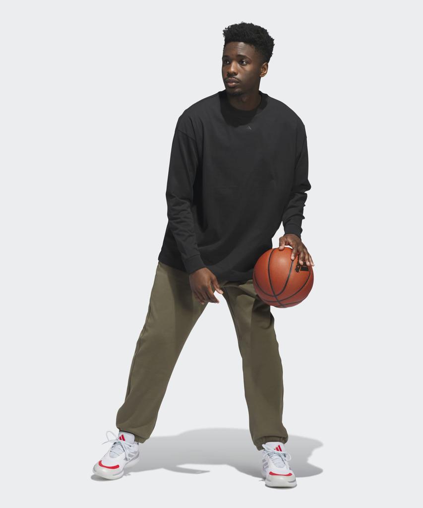 Adidas Basketball Long Sleeve Tee - Black / Jx5580