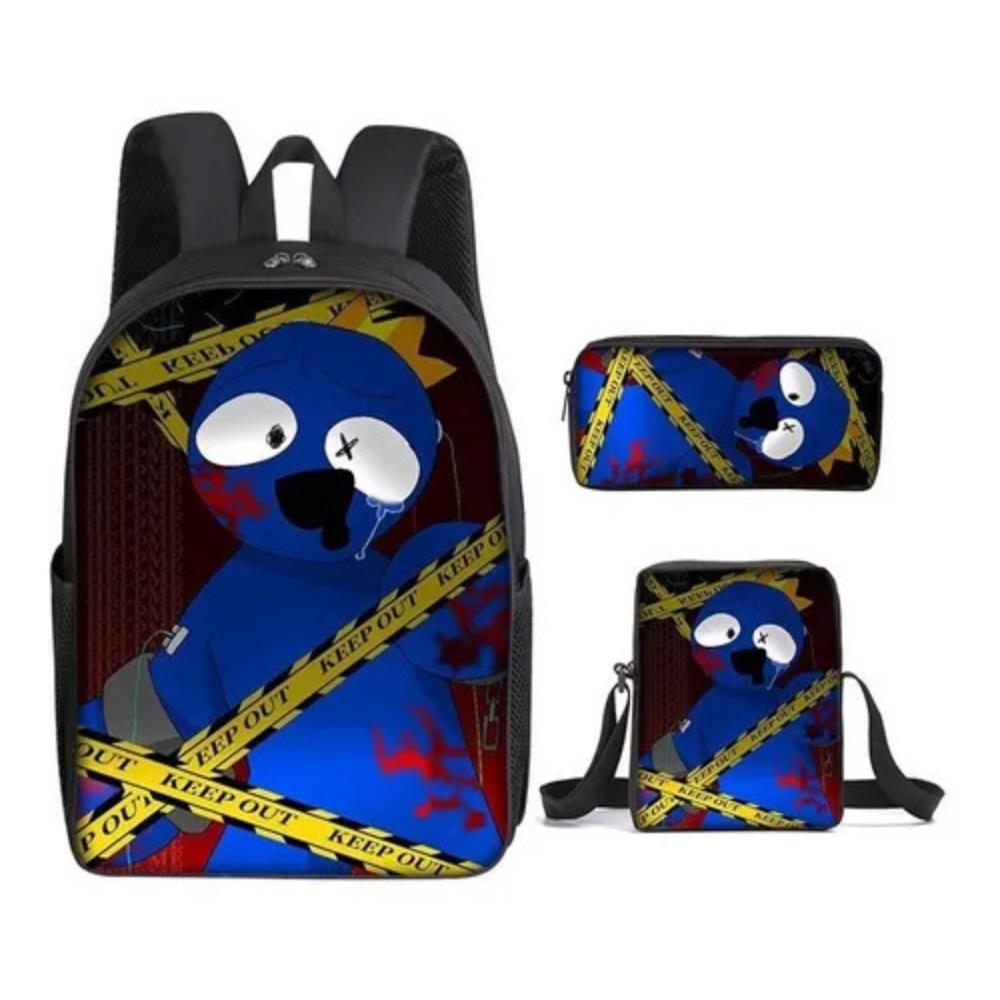 Rainbow Friends Student School Bag Boys Pen Lunch Bag Tuition Bag