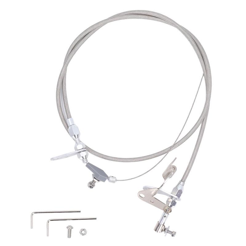 Kickdown Cable Stainless Steel 158cm Length Throttle Wire Replacement for 727 Kickdown Cable
